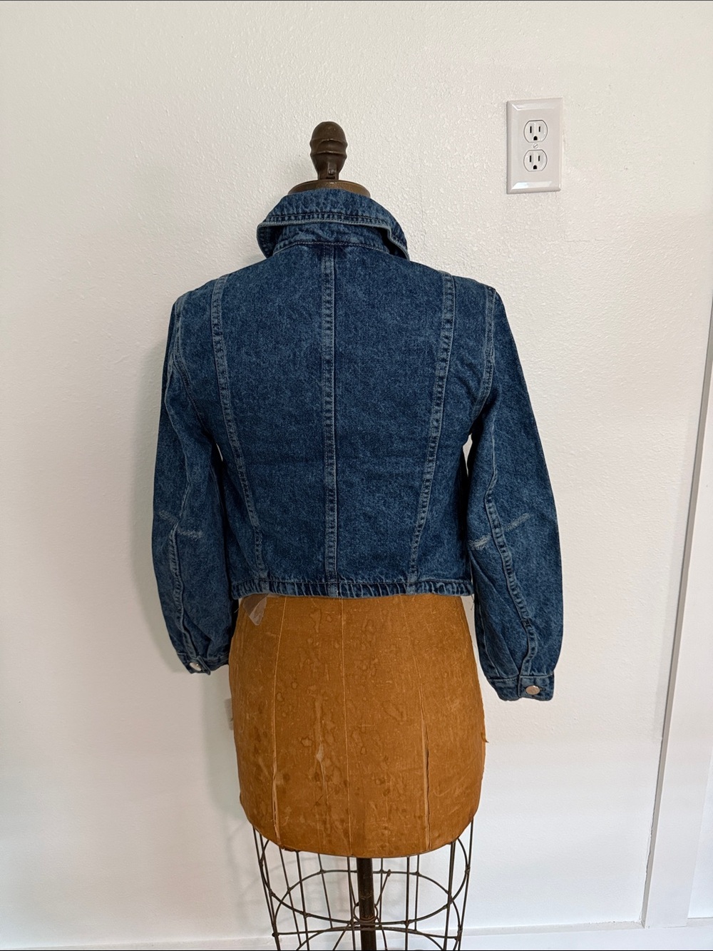 NWT Free People Classic Blue Denim Jacket - Women Size XS - Picture 10 of 12